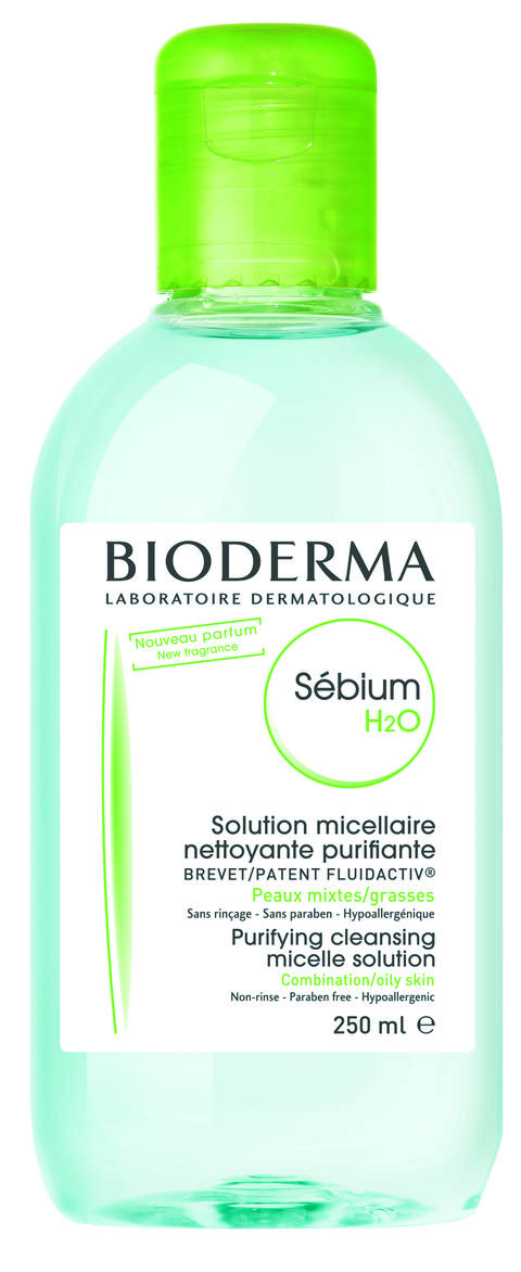 Bioderma Sébium H2O arc és sminklemosó micellaoldat 250 ml