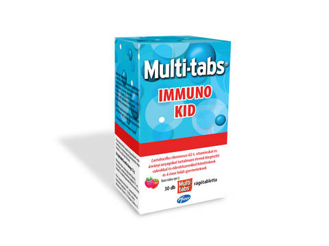 Multi-Tabs Immuno Kid eper ízű rágótabletta 30x