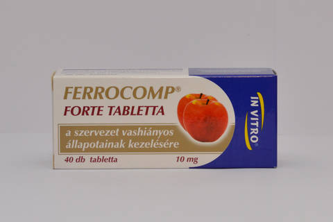 Ferrocomp 10 mg Forte tabletta 40x